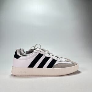 Adidas Barreda White Black Grey Casual Low Top Sneakers IH1229 Women's Size 10